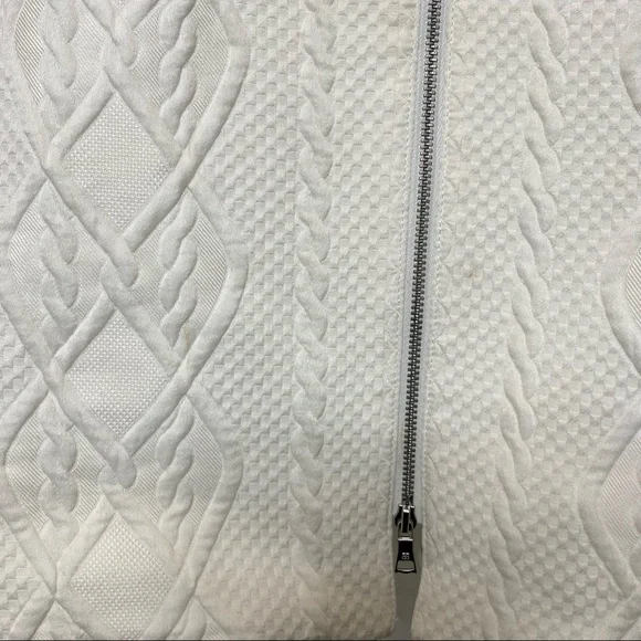 BCBGMAXAZRIA Cream Textured Coat - Picture 5 of 7